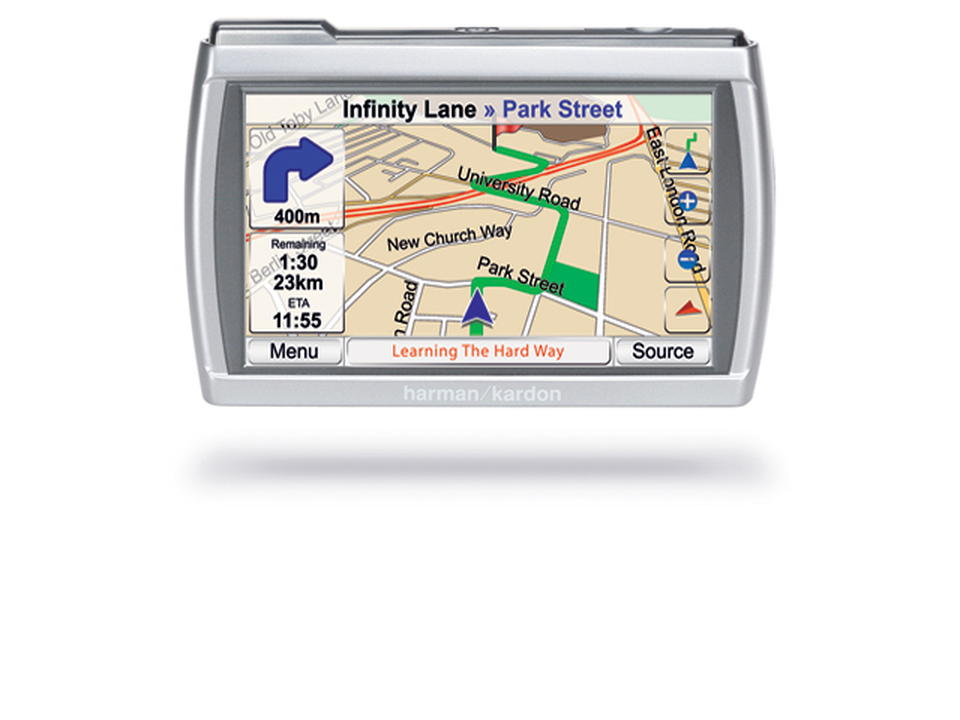 GPS 310 - Black - Portable Navigation & Digital Audio Player with Text-To-Speech - Hero